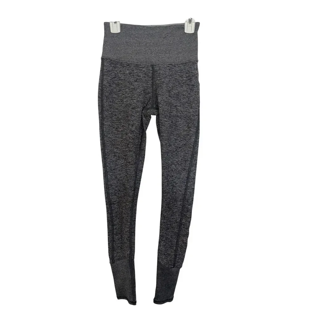 Alo Yoga High Waist Alosoft Lounge Leggings Dark Grey XS Stretch Gym